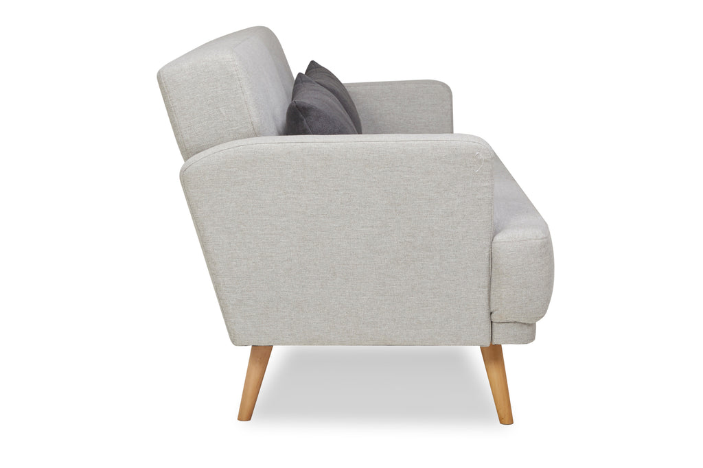 Sales Fever - 3-Sitzer Sofa Webstoff Grau