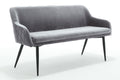 Sales Fever - Sitzbank 160 cm Samt Grau