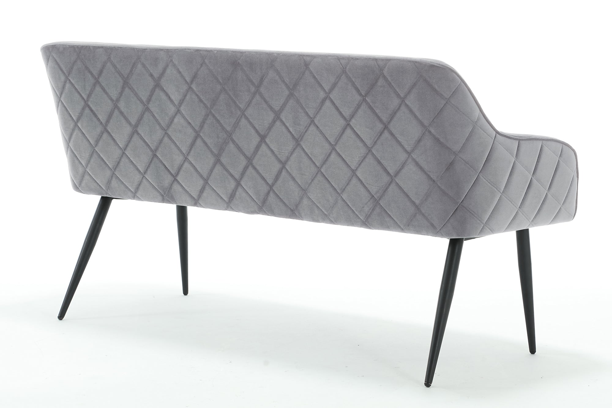 Sales Fever - Sitzbank 160 cm Samt Grau