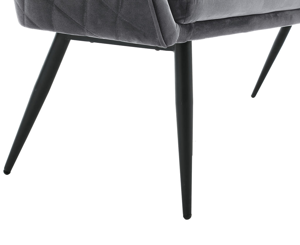 Sales Fever - Sitzbank 160 cm Samt Grau