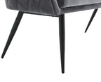 Sales Fever - Sitzbank 160 cm Samt Grau