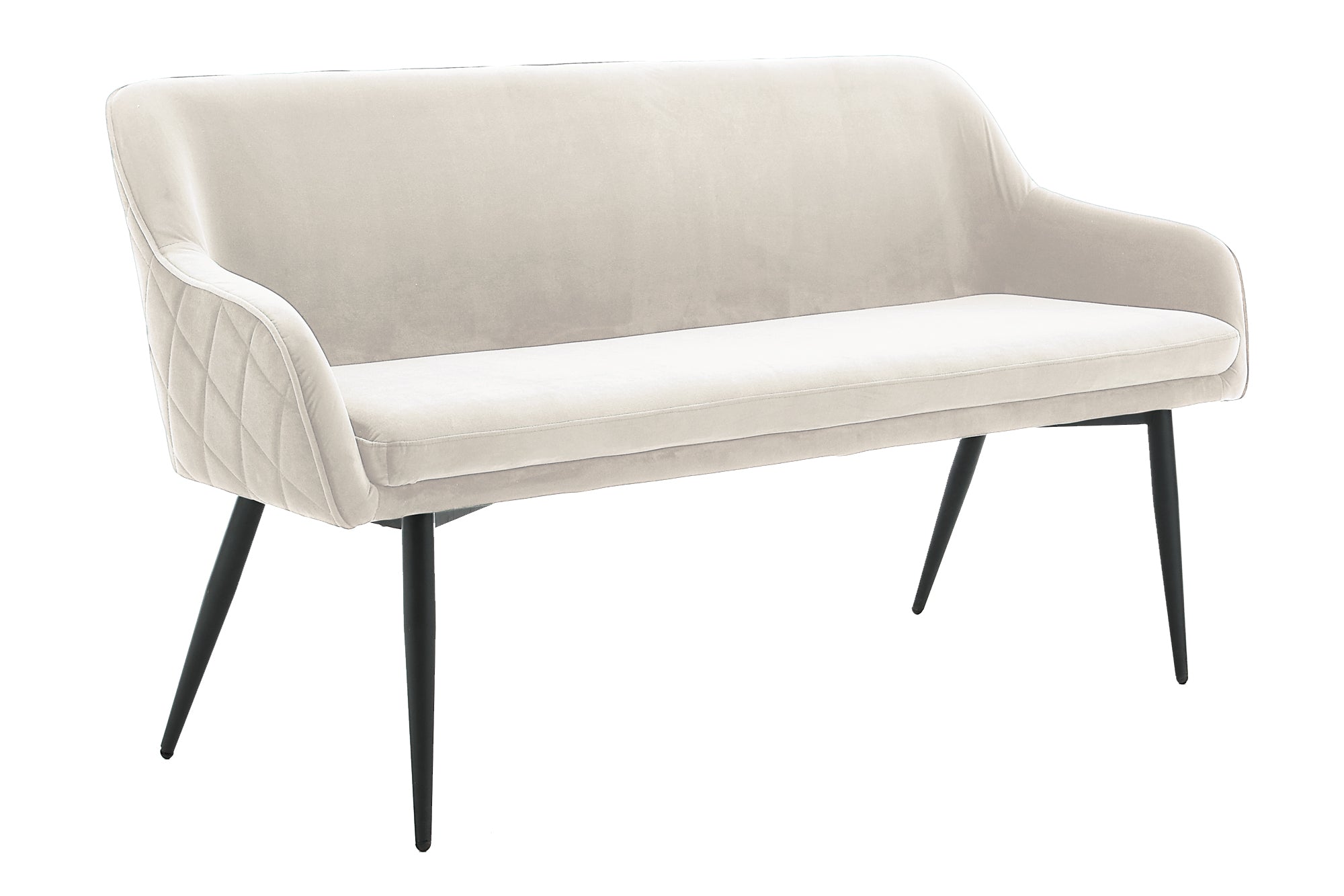 Sales Fever - Sitzbank 160 cm Samt Creme