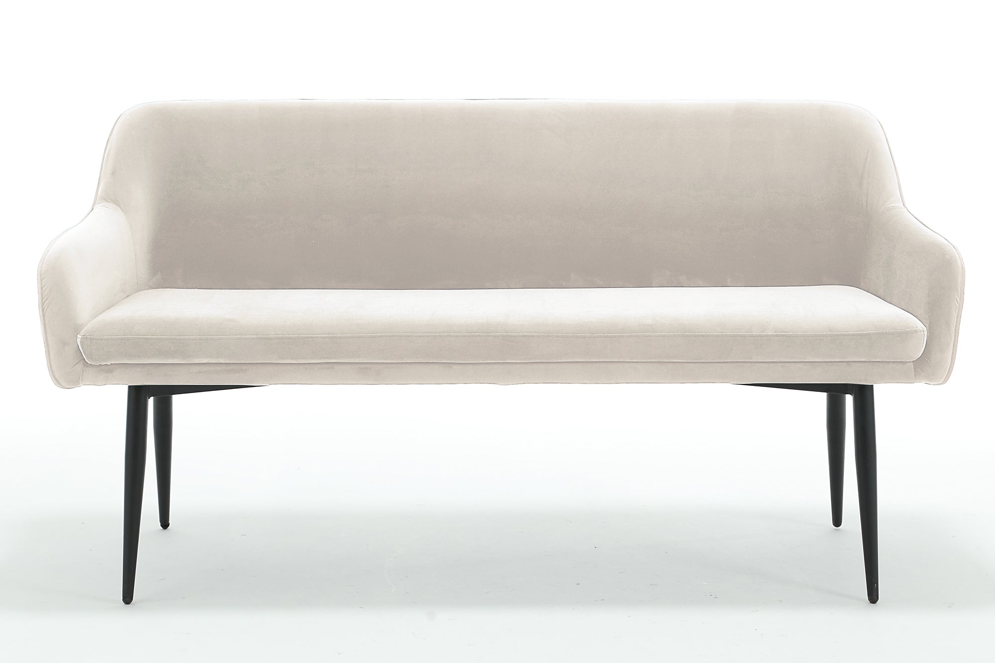 Sales Fever - Sitzbank 160 cm Samt Creme