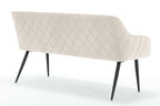 Sales Fever - Sitzbank 160 cm Samt Creme