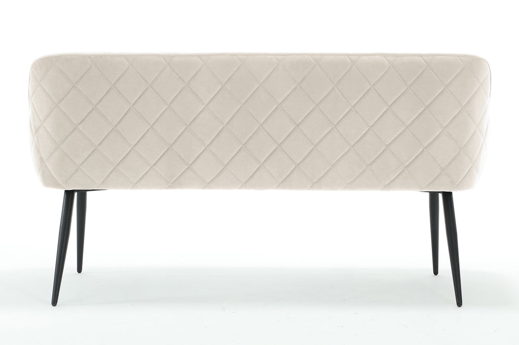 Sales Fever - Sitzbank 160 cm Samt Creme