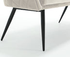 Sales Fever - Sitzbank 160 cm Samt Creme
