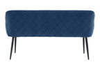 Sales Fever - Sitzbank 160 cm Samt Blau