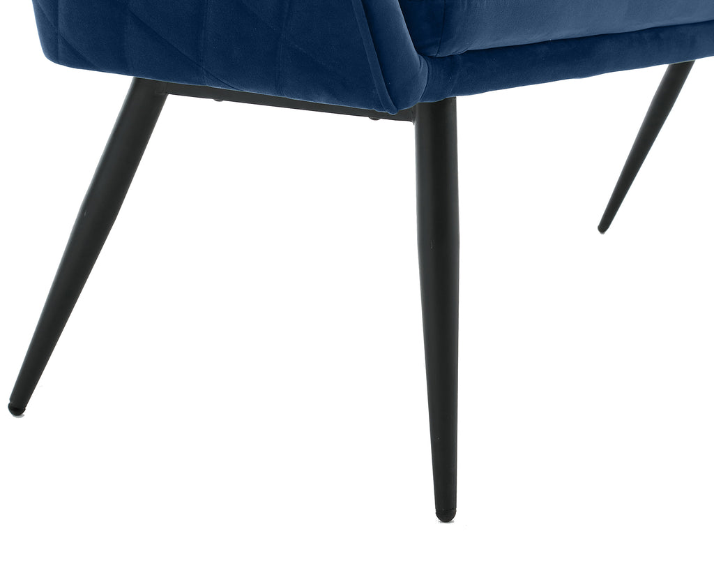 Sales Fever - Sitzbank 160 cm Samt Blau