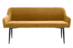 Sales Fever - Sitzbank 160 cm Samt Senfgelb