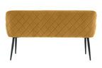 Sales Fever - Sitzbank 160 cm Samt Senfgelb