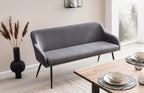 Sales Fever - Sitzbank 160 cm Samt Grau