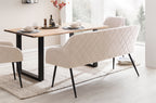 Sales Fever - Sitzbank 160 cm Samt Creme