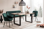 Sales Fever - Sitzbank 160 cm Samt Tannengrün