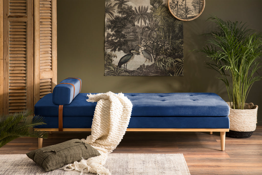 Sales Fever - Daybed Samt blau