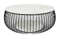 Sales Fever - Couchtisch Ø 86 cm Schwarz/Weiß