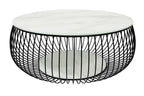 Sales Fever - Couchtisch Ø 86 cm Schwarz/Weiß