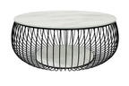 Sales Fever - Couchtisch Ø 86 cm Schwarz/Weiß