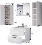 Badmöbel-Set PILA 4-teilig bodega