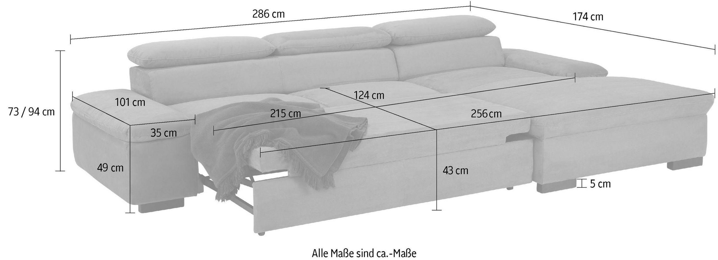 Ecksofa 2. Wahl