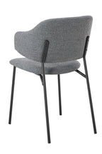 Sales Fever - Armlehnstuhl Bouclé 2er Set Dunkelgrau