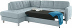 Ecksofa Picasso  mit Bettfunktion und Bettkasten