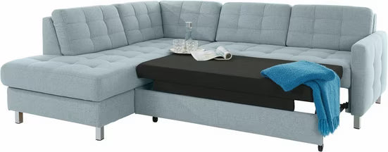 Ecksofa Picasso  mit Bettfunktion und Bettkasten