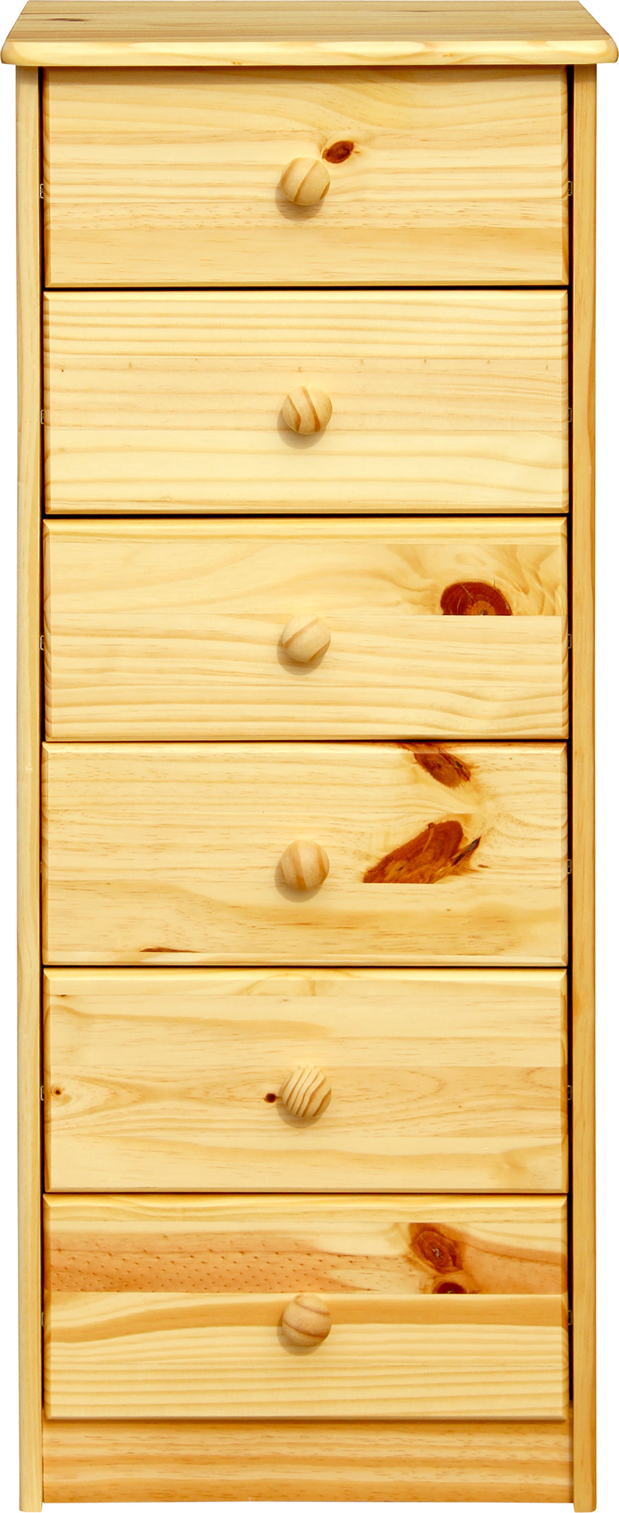 Möbilia - Kommode 43x35x106 cm natur