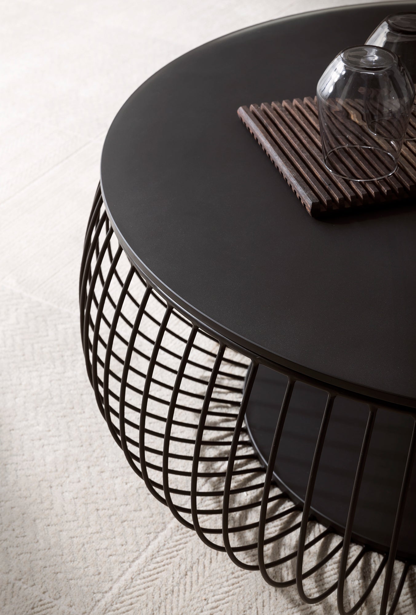 Sales Fever - Couchtisch Ø 86 cm Schwarz