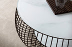 Sales Fever - Couchtisch Ø 86 cm Schwarz/Weiß
