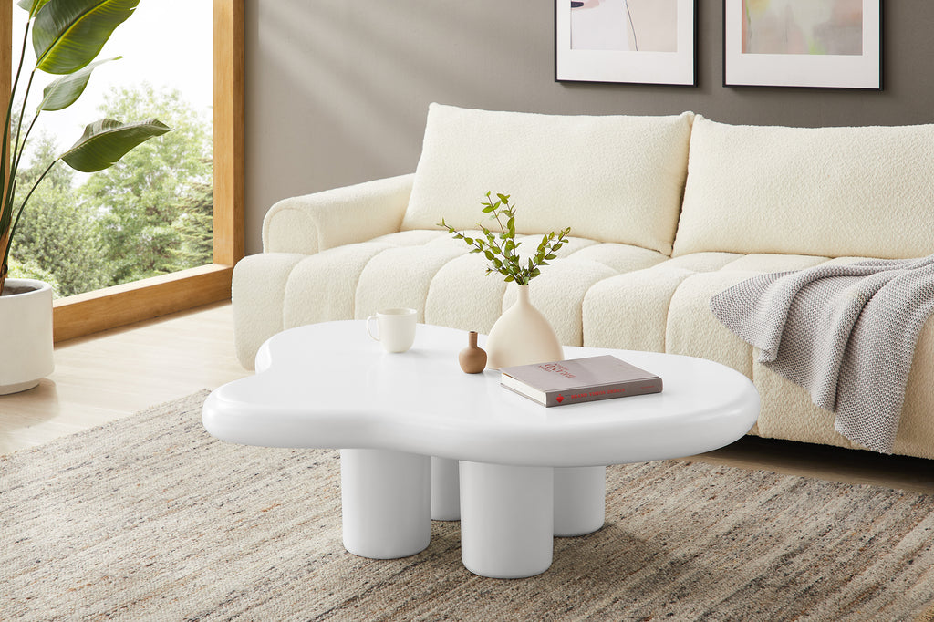 Sales Fever - Couchtisch 123x89 cm Weiß