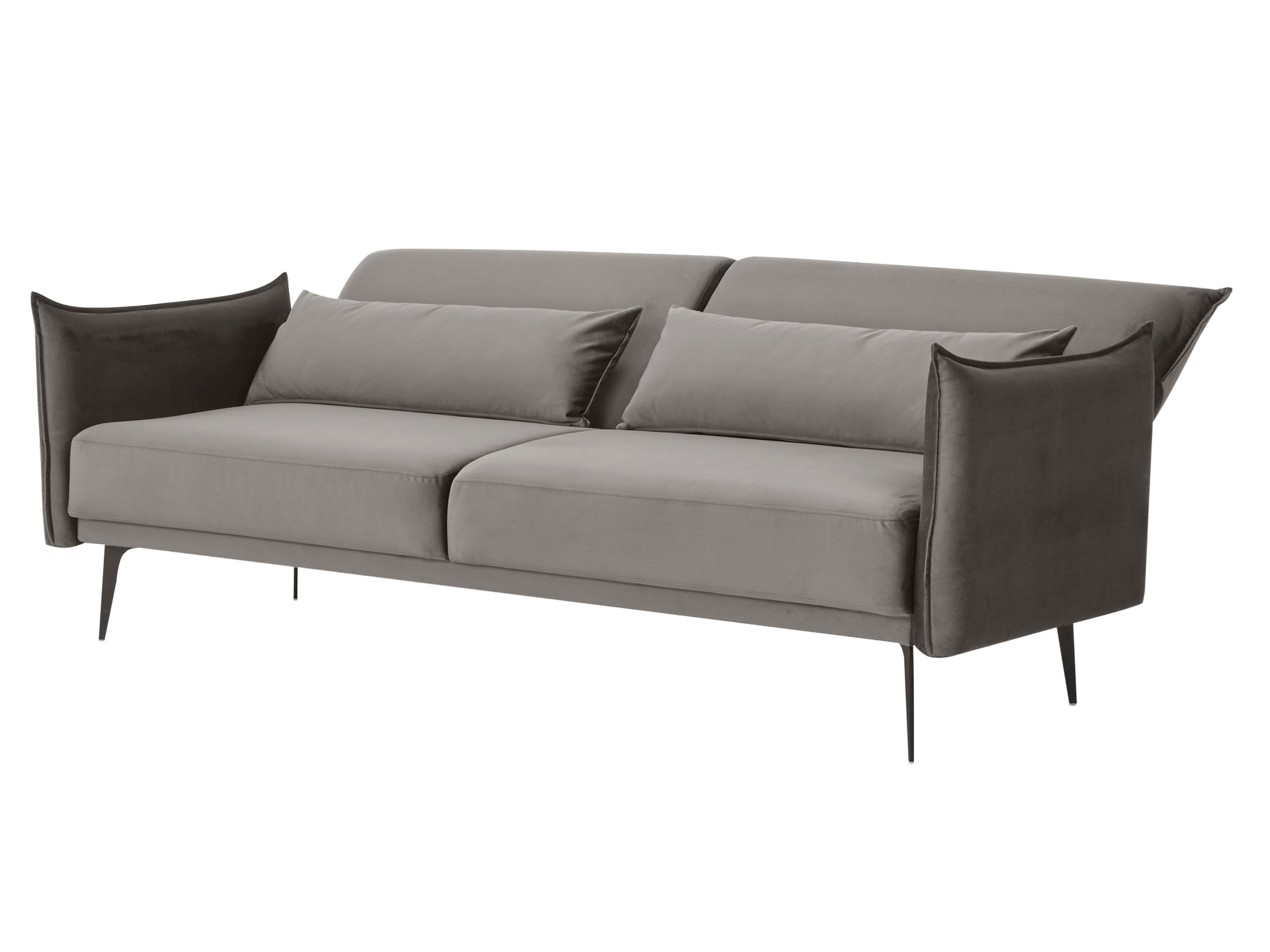 Sales Fever - 3-Sitzer Sofa Samt Grau