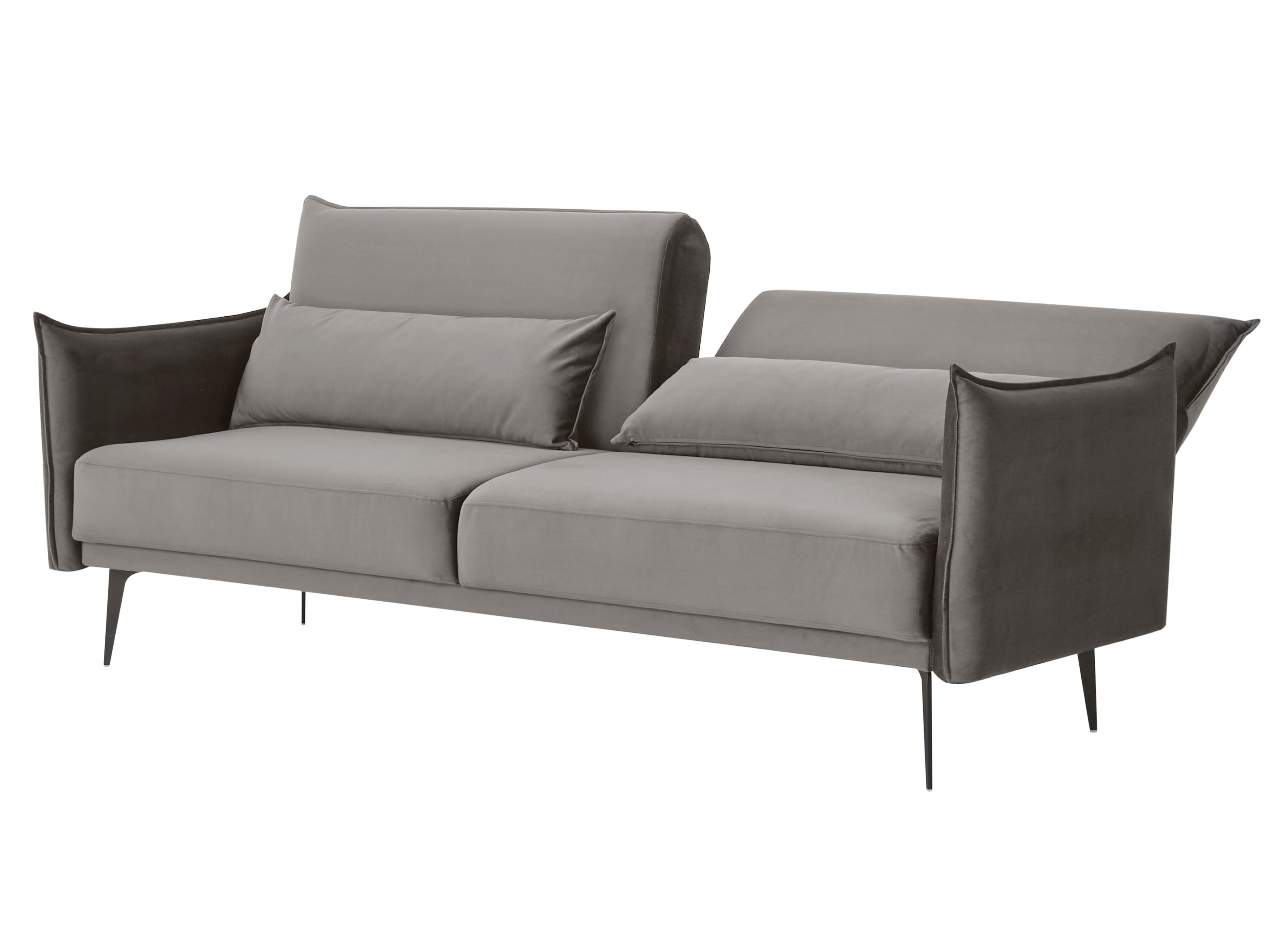 Sales Fever - 3-Sitzer Sofa Samt Grau
