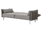 Sales Fever - 3-Sitzer Sofa Samt Grau
