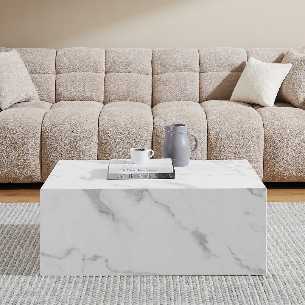 Sales Fever - Couchtisch Weiß 90x60 cm