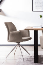 Sales Fever - Armlehnstuhl mit 180° Drehfunktion Braun
