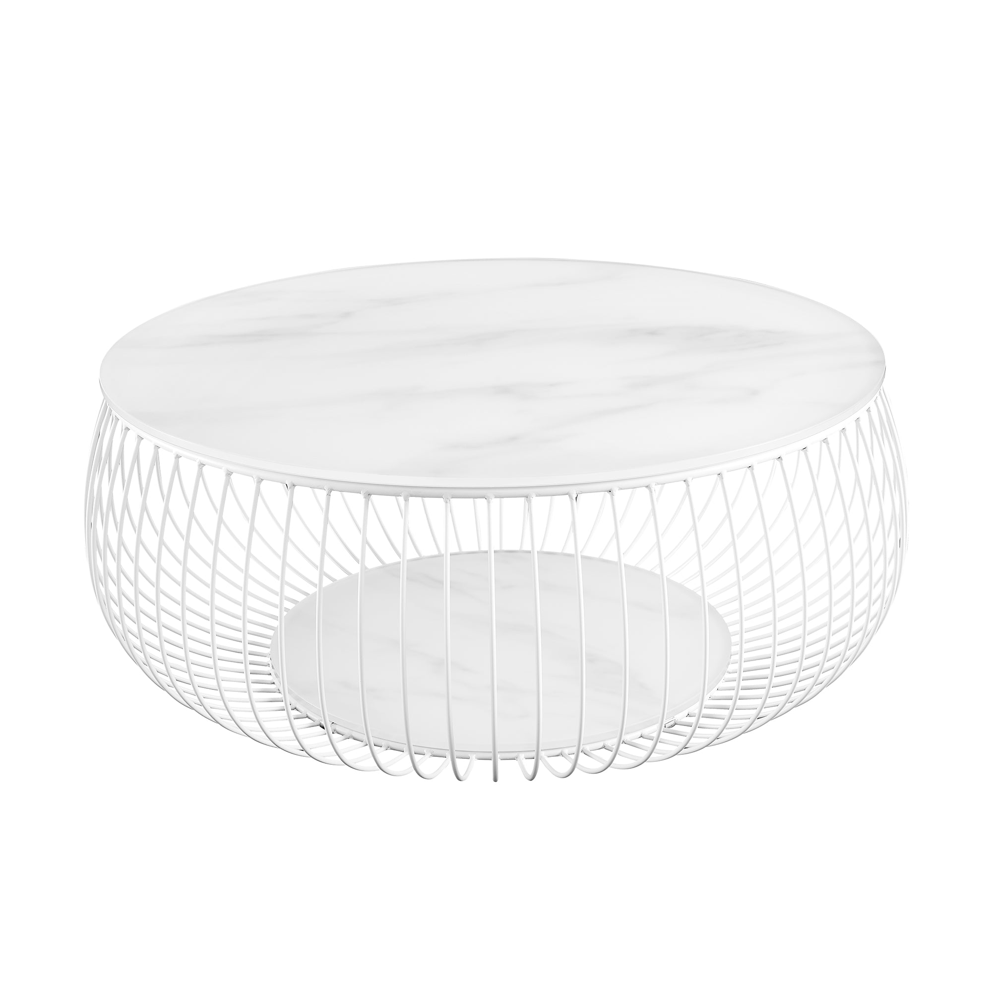 Sales Fever - Couchtisch Ø 86 cm Weiß
