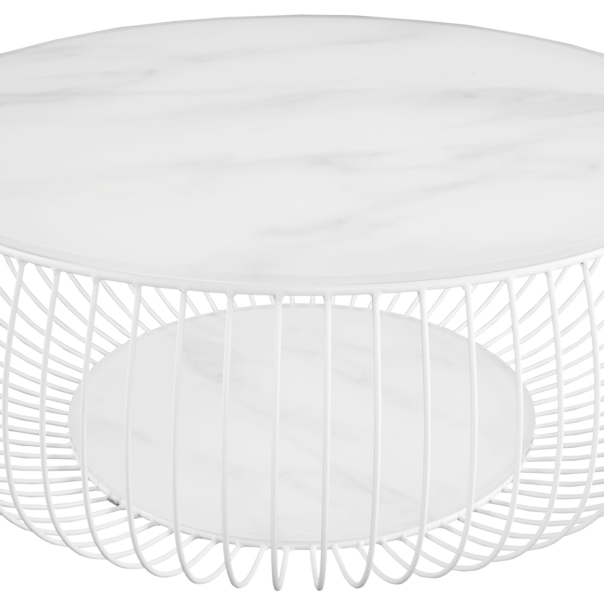 Sales Fever - Couchtisch Ø 86 cm Weiß