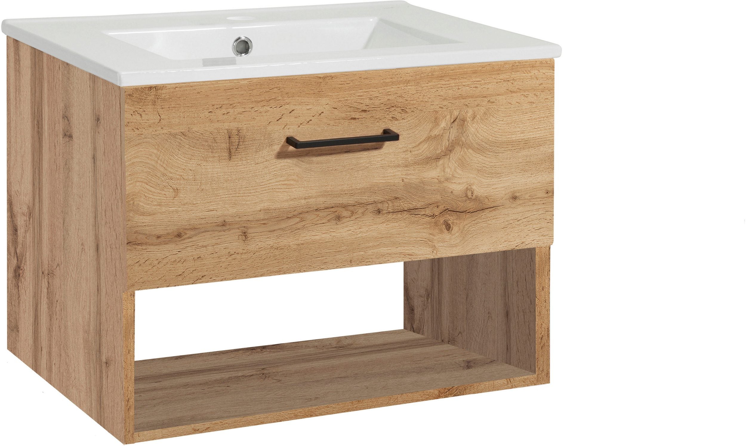 Waschbeckenunterschrank Trento Light Wotaneiche