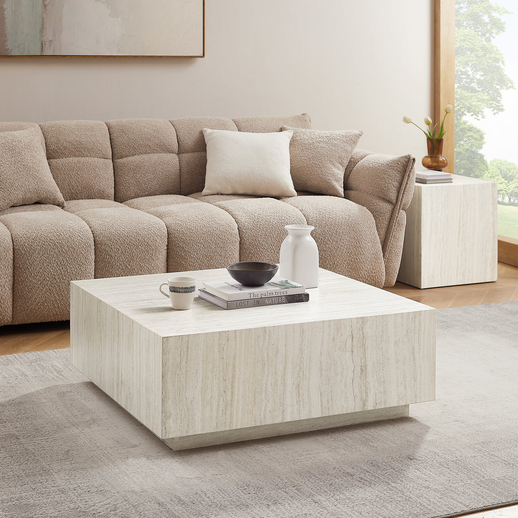 Sales Fever - Couchtisch Travertin 90x90 cm