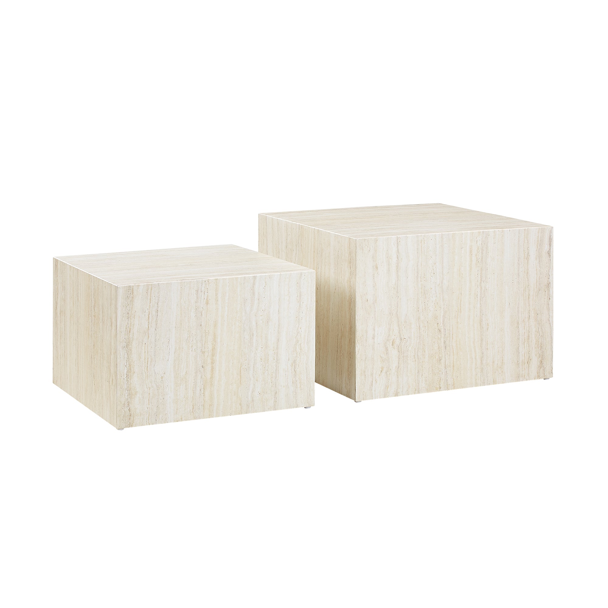 Sales Fever - Couchtisch Travertin 2er Set#