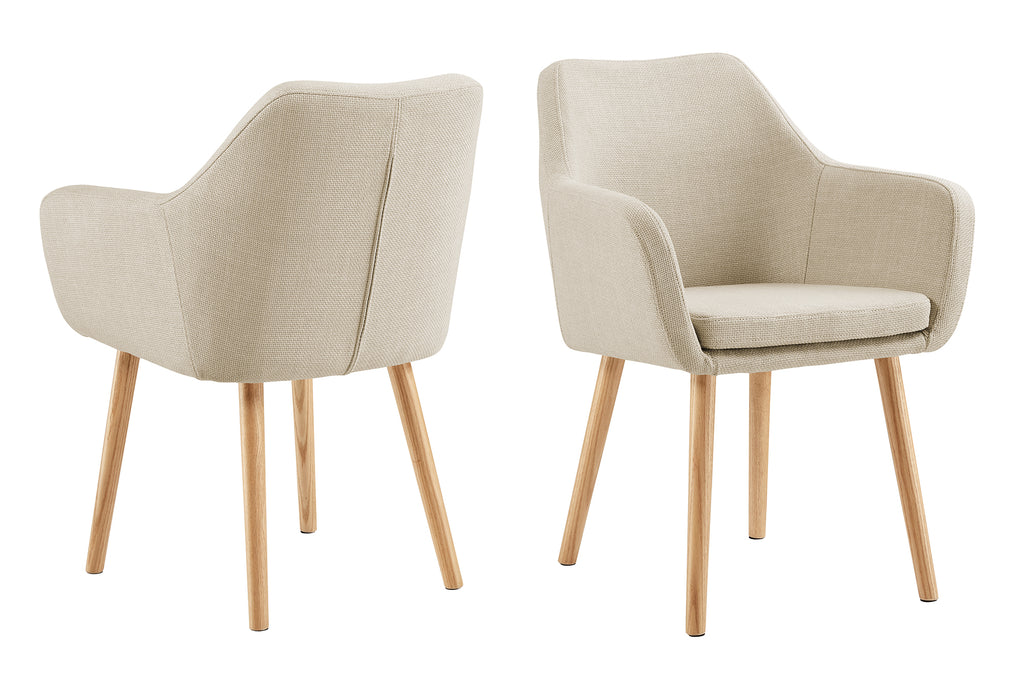 Sales Fever - Armlehnstuhl Strukturstoff Beige