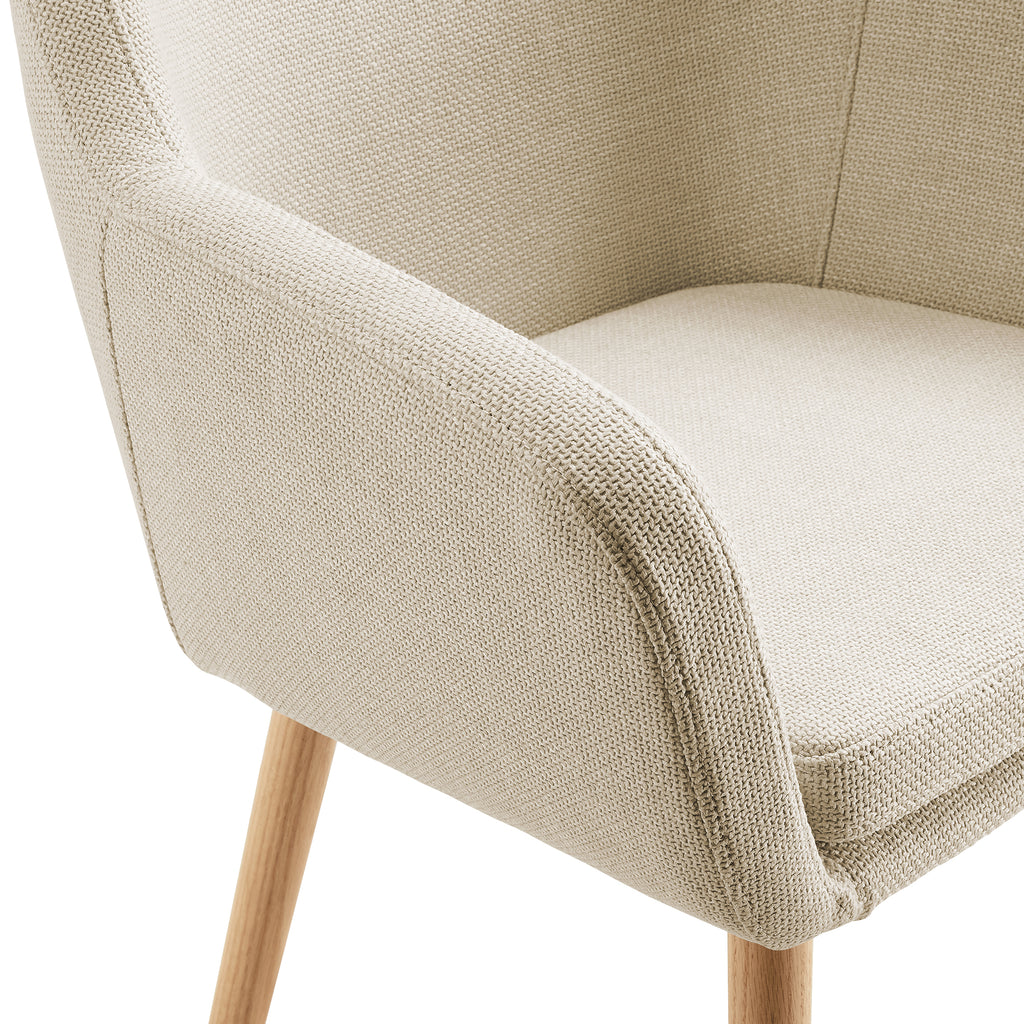 Sales Fever - Armlehnstuhl Strukturstoff Beige