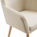 Sales Fever - Armlehnstuhl Strukturstoff Beige