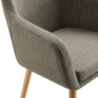 Sales Fever - Armlehnstuhl Strukturstoff Braun