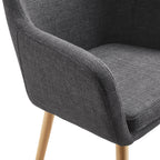 Sales Fever - Armlehnstuhl Strukturstoff Dunkelgrau