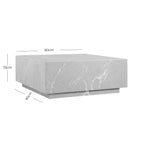 Sales Fever - Couchtisch Grau 90x90 cm