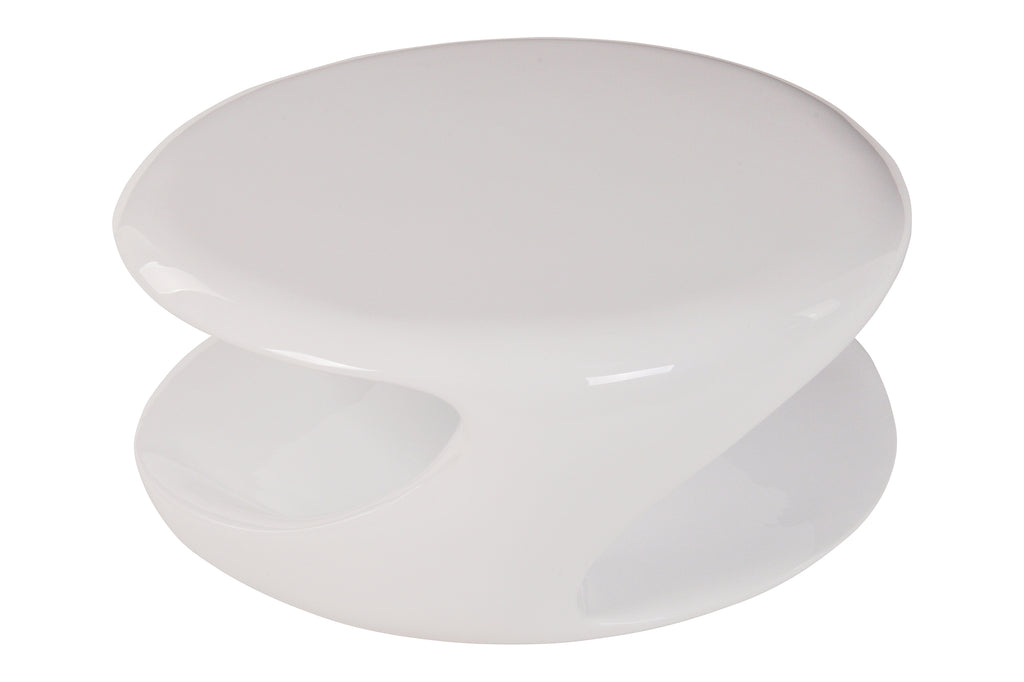 Sales Fever - Couchtisch 80x80x33 cm weiß Fiberglas