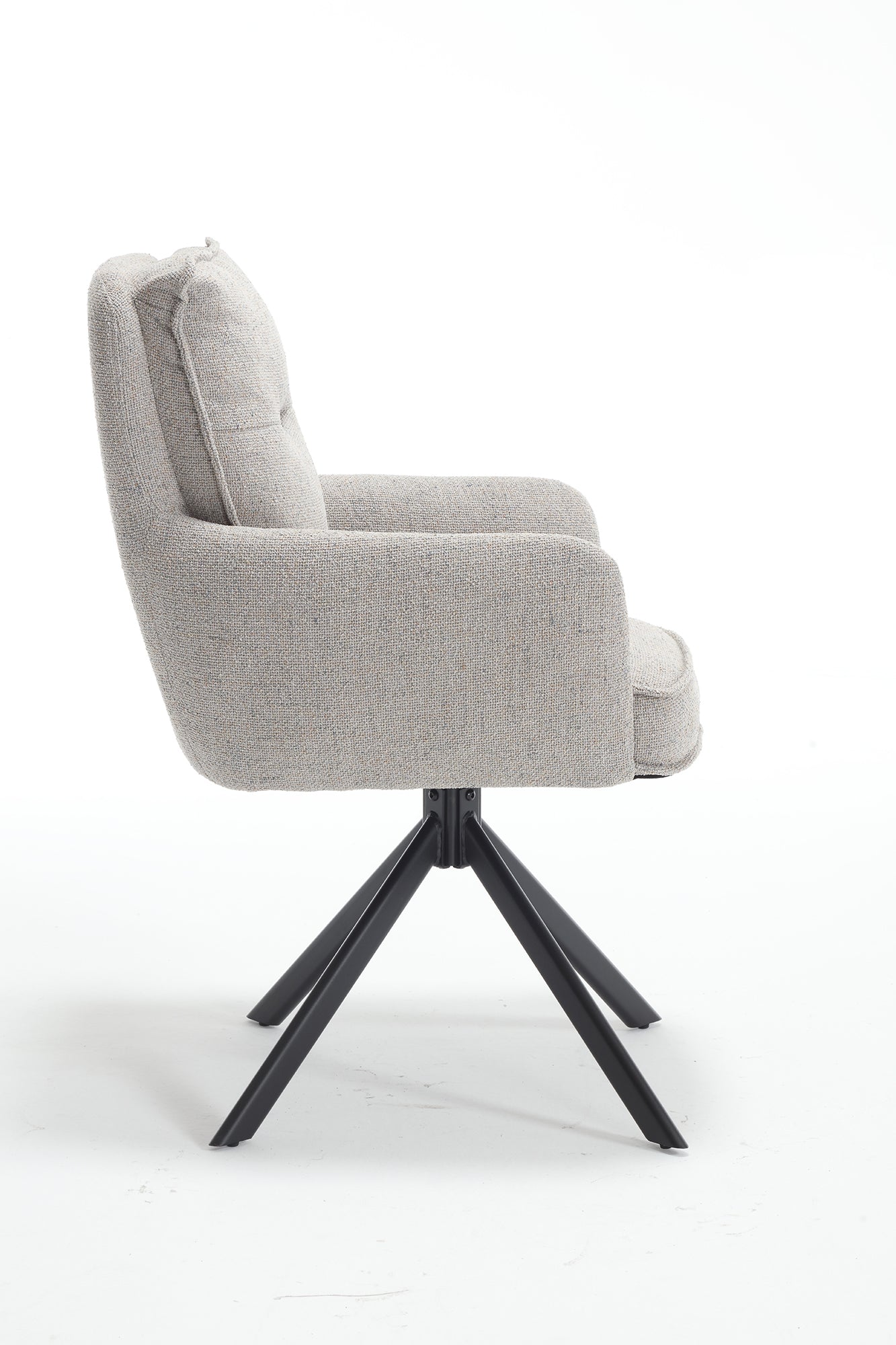 Sales Fever - Armlehnstuhl Strukturstoff Grau
