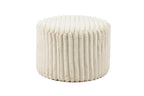 Sales Fever - Sitzhocker Ø55 cm Plüsch-Cord Beige