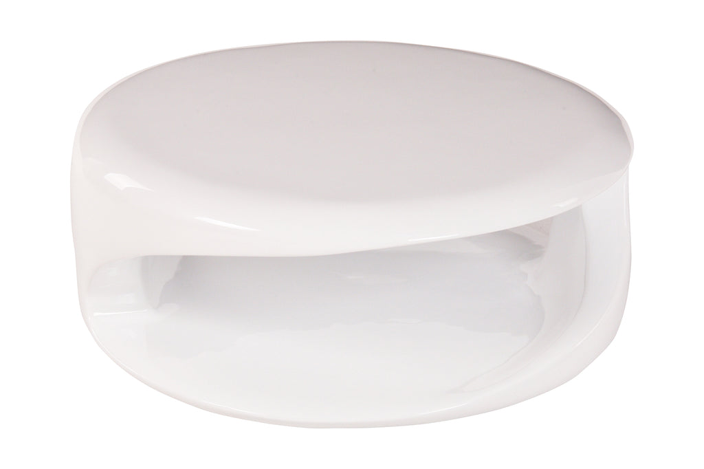 Sales Fever - Couchtisch 80x80x33 cm weiß Fiberglas